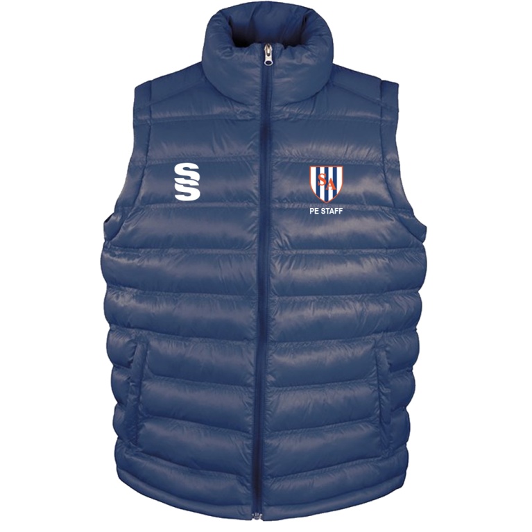 SANDWELL ACADEMY PE STAFF GILET - NAVY